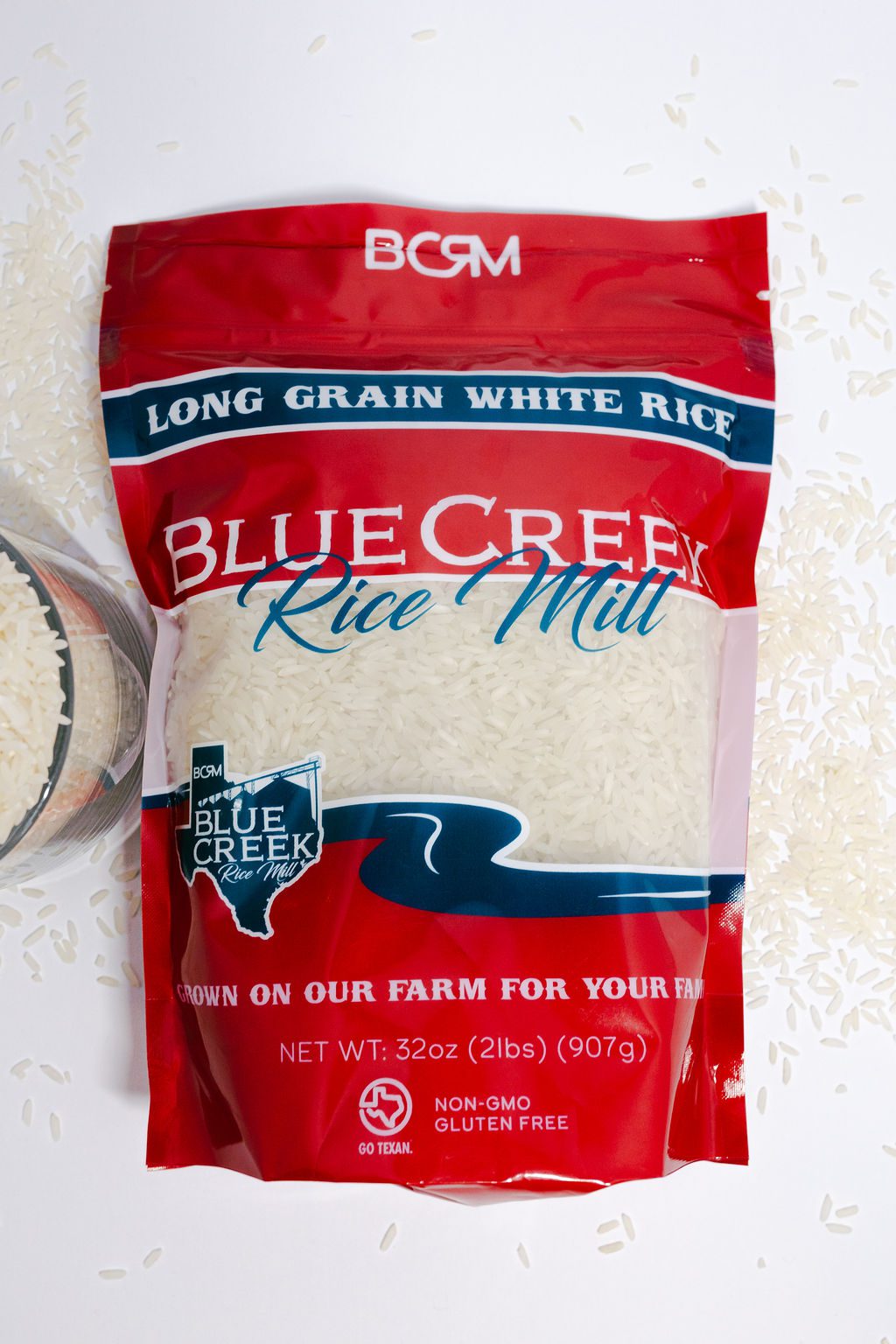 Blue Creek Rice Mill - Long Grain White Rice Red Packing