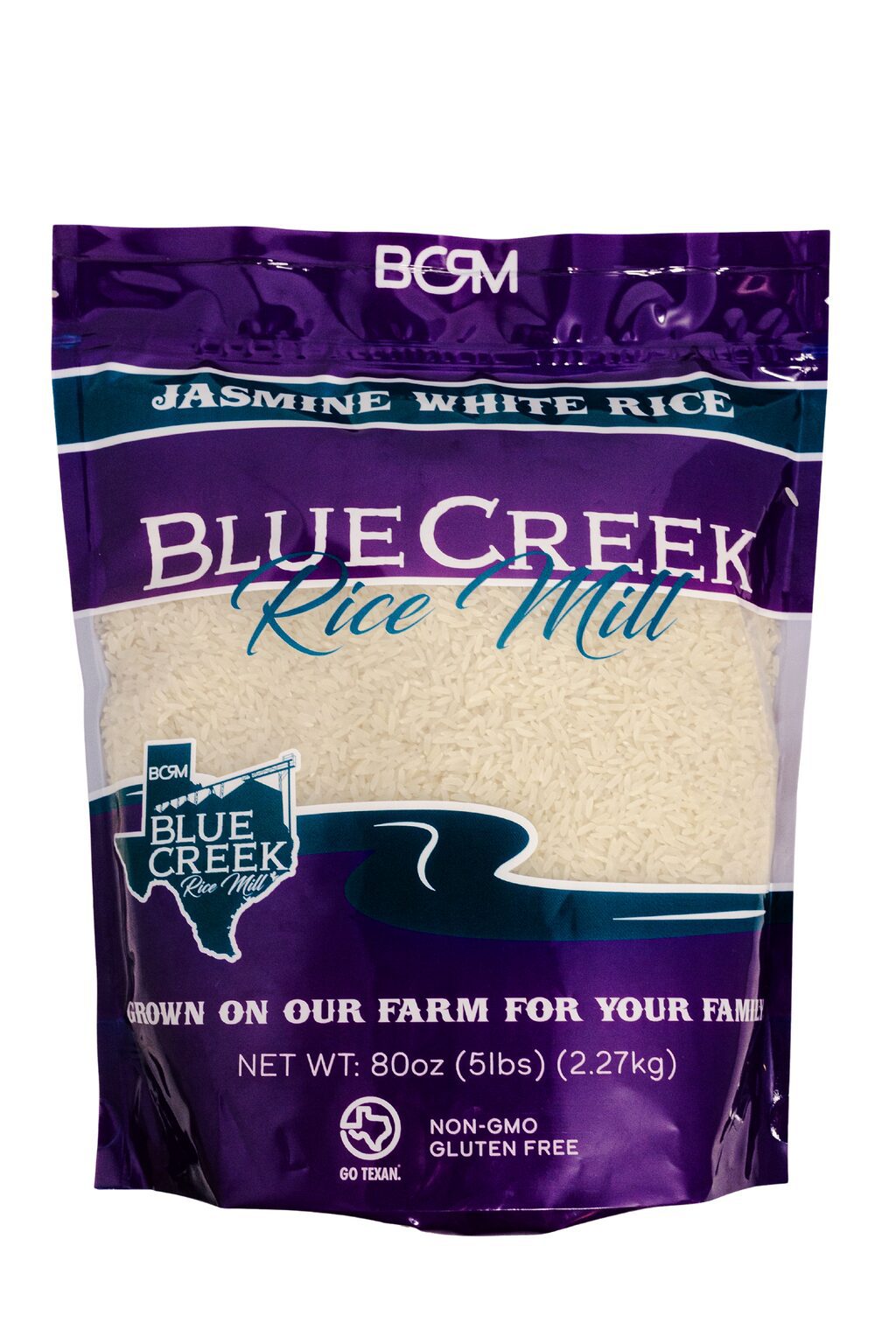Blue Creek Rice Mill - Jasmin White Rice - 5lbs
