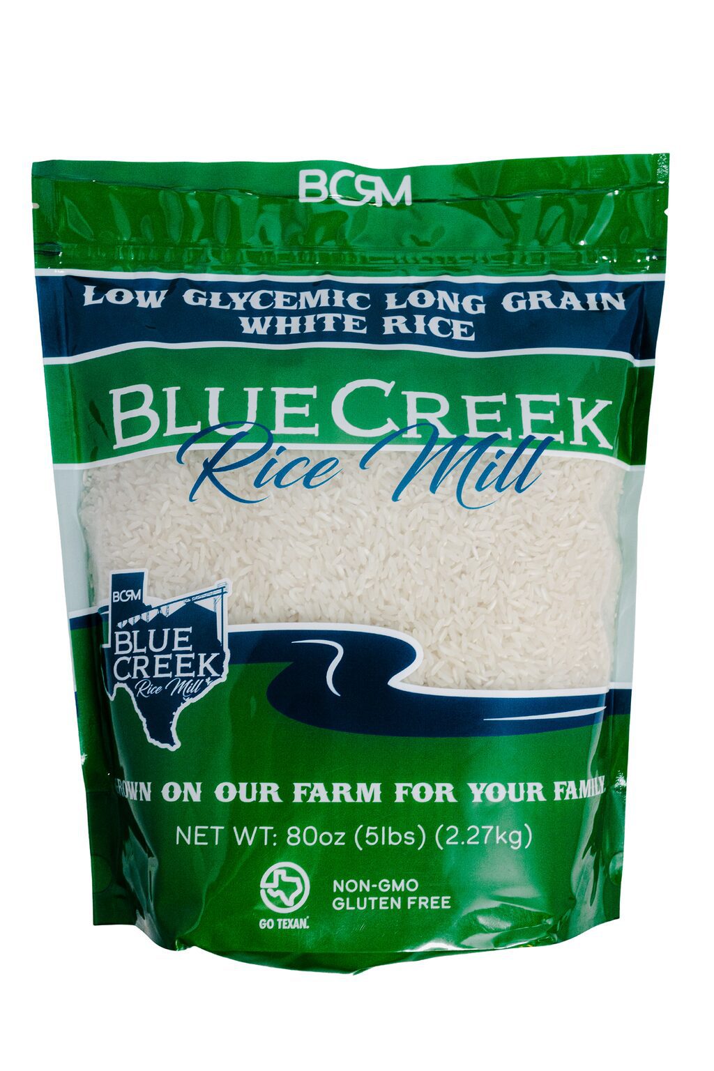 Blue Creek Rice Mill - Low Glycemic Long Grain Rice - 5lbs