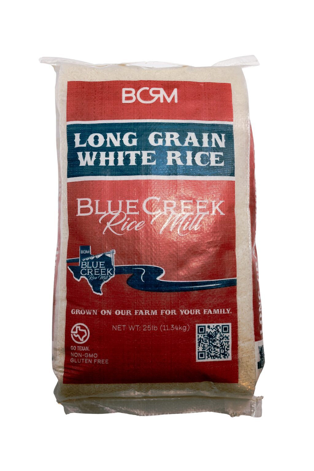 Blue Creek Rice Mill -Long Grain White Rice 25lb Bag